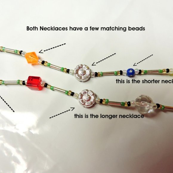 2 NECKLACES Mommy and Me .. 2 Matching Necklaces w/ Bracelets - Picture 10 of 11